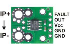 ACS711 current sensor carrier pin out